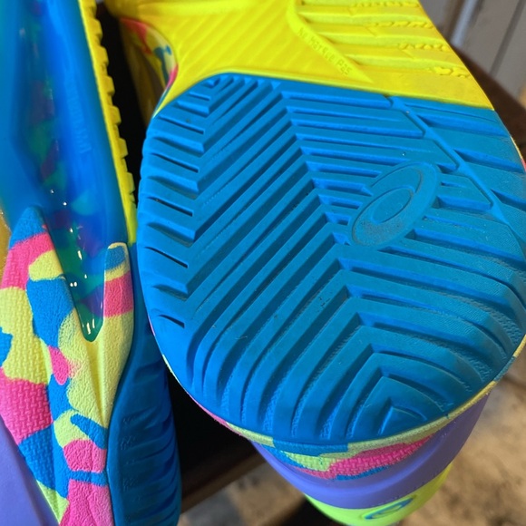 ASICS Gel Resolution 8 Tennis Shoes Yellow size 12 - Picture 10 of 12